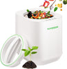 VIVOSUN 4L Electric Composter for Kitchen Indoor, Smart Compost Machine for Countertop, Odorless/Auto-Cleaning/3 Modes/Intelligent LED Display, Mill Composter Kitchen Bin Food Recycler, Black