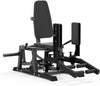 Luku Hip Abductor Machine, Inner and Outer Thigh Machine with 6 Levels Gear System for Home, Black