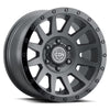 ICON Alloys Compression, Double Black, 18 x 9 / 6 x 5.5, 25mm Offset, 6" BS Fits select: 2019-2023 FORD RANGER XL/XLT/LARIAT, 2022 TOYOTA TUNDRA CREWMAX SR/CREWMAX SR5