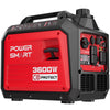 PowerSmart Portable Gas Powered Generator 3600W, CO Detect USB Output, Low Noise for Camping & Home
