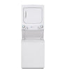 GE Unitized Spacemaker(R) ENERGY STAR(R) 3.9 cu. ft. Capacity Washer with Stainless Steel Basket and 5.9 Electric Dryer - GUD27EESNWW