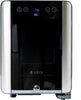 Essential Cooler - Mini Fridge with Temp & Humidity Control, 3 USB Ports, Smoked Glass Shelves, Lockable UV Glass Door for Cosmetics, Skin Care, Medicine, Herbs, and More
