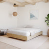 Nexera Full Size Platform Wood Bed Frame, Walnut