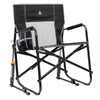 GCI Outdoor Freestyle Rocker XL Oversized Foldable Rocking Camp Chair, Pewter