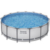 Bestway: Steel Pro MAX 15' X 48" Above Ground Pool Set - 4231 Gallon, Outdoor Family Pool, Corrosion & Puncture Resistant, Includes Filter, Pump, Ladder & Cover