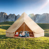 STAWAY 8-10 Person Glamping Bell Tent - Waterproof Yurt Tent with Stove Jack & Detachable Side Wall - Spacious 16'x16' for Family Camping - Durable & Easy Setup for All Seasons