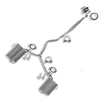 Stainless Steel Exhaust System Kit �C Fits 2009-2013 Subaru Forester & 2008-2011 Subaru Impreza 2.5L | Direct-Fit Muffler & Resonator Replacement