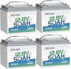 Redodo 12V 50Ah Lithium Battery, Portable 50Ah LiFePO4 Battery with 50A BMS, 640Wh, Up to 15000 Cycles, Ideal for Trolling Motor, RV, Home Energy Backup, Off Grid etc.