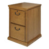 Martin Furniture Huntington Transitional Oxford 2 Drawer Wood File Cabinet - Oak