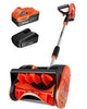 VOLTASK 15 Amp Electric Snow Blower, 23 inch Corded Snow Blower with 180-degree Directional Chute