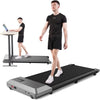 YDZJY 250lb Walking Pad, 0.6-2.5 mph Speed Range 1.2HP Quite Under Desk Treadmill, 2 in 1 Treadmill for Home/Office Exercise with Remote Control, Portable Treadmill with LED Display(Black)