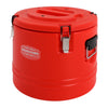 30L Modern Round Insulated Bucket Insulated Beverage Cooler Insulated Beverage Containers Red