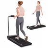 Naipo Treadmill  Foldable 2 in 1 Walking Pad Compact Electric Running Remote Control for Home Fitness