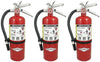Amerex B500 Rechargeable ABC Dry Chemical Fire Extinguisher, 5 lb, 3-Pack