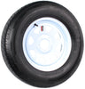 eCustomrim Radial Trailer Tire and Rim ST205/75R15 Load D 15x5 5-4.5 White Spoke Wheel