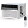 Litake 8000 BTU 370 Sq Ft Window Air Conditioner, White
