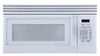 Black+Decker EM044KJNP10A 1.6-Cu. Ft. Over-the-Range Microwave with Top Mount Air Recirculation Vent, White