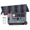 OSCAL PowerMax 6000 Portable Power Station, 3600Wh LiFePO4 Battery with 6000W Output, BP3600 Expansion Battery & 200W Solar Panels, Solar Generator for Camping, Home, Outdoor, Emergency Use