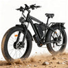 3000W Peak Dual Motor Ebike, 52V 30AH Battery Electric Bike for Adults, 7-Speed 40MPH AWD Ebike Mountain Snow E-Bike with 26" x 4.0 Fat Tire MTB Hydraulic Disc Brake  for Off-Road Snow