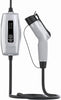Schumacher Electric Level 1 Portable EV Charger with J1772 Connector, SEV1670, NEMA 5-15P Plug, 20-Foot charging cable, 12 Amps, 120 Volts, Gray, 1 Unit