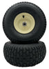Set of 2-15x6.00-6 Beige Cub Replacement Wheel - Fits 3/4 Inch Axle, 3.39 Offset Hub (Compatible with 634-05166, 634-05166)