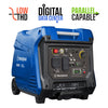 Westinghouse 5000 Peak Watt Portable Dual Fuel Inverter Generator, Recoil Start, Gas/Propane