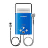 VIVOHOME RV Portable Propane Tankless Water Heater, 1.6GPM 6L RV Tankless Automotive Water Heater with Digital Display for RV Use, Blue