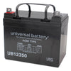 UPG Deep Cycle Lawn And Garden Battery, Group Size U1, 12 Volt, 35 Ah, Sealed Lead Acid, Model# UB12350