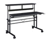 Musiea BE100 Series Sit-Stand Music Recording Studio Desk Workstation w/2x3U Rack