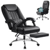 Homall Home Office Chair Adjustable Executive Leather Chair With Arms Ergonomic High Back Cushion Lumbar Back Support Computer Desk Chair,Black