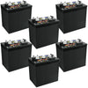 Crown Battery BCI Group GC2 6V 240AH Deep Cycle Golf Cart and Scrubber Battery X6