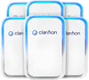 Clarifion - Negative Ion Generator with Highest Output (6 Units) Filterless Mobile Ionizer, Plug in, Eliminates: Smoke, Viruses, Allergens & More