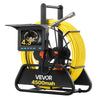 VEVOR Sewer Camera, 164 ft/50m, 4.3" Drain Inspection Camera, IP68 Waterproof Snake Plumbing Camera with Lights - 6 Adjustable LEDs, 4500mAh Battery & 16GB Card for Sewer Line Duct Pipes