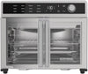 BLACK+DECKER Crisp 'N Bake Air Fryer Toaster Oven Combo, 12 in 1 Countertop Convection Oven Cooks Food Fast, Fits a Whole Pizza or 6 Toast Slices, French Doors with Stainless Steel Finish