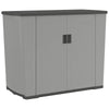 Suncast Backyard Oasis 130 Gallon Outdoor Storage Basic Unit, Dove Gray