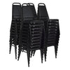 Regency Restaurant Stack Chairs,Black,PK40 8029BK40PK
