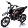 36V Electric Dirt Bike for Kids, Ride on Motorcycle 350W Brushless Motor Fast Speed 15.5MPH with LED Headlight, Leather Seat,Front+Back Brake for Teens Max Load 175lbs