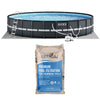 Intex Ultra XTR 24' x 52" Round Above Ground Pool & 2 Pack OptiFlow Filter Sand