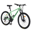 Aukfa 26" Mountain Bike for Men/Women,24 Speed Adult Bicycle Suspension Fork,Fits Riders 5'4" - 6'2"Red