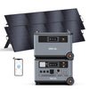 OSCAL PowerMax 6000 Portable Power Station, 3600Wh LiFePO4 Battery with 6000W Output, BP3600 Expansion Battery & 200W Solar Panels, Solar Generator for Camping, Home, Outdoor, Emergency Use