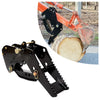 Kojem Universal Backhoe Thumb Excavator Attachment Fit for 3.25" Boom Width Compatible with Kubota Woods Mahindra Deere JD Claw Tractor Black Powder Coated Steel Bolt On Durable Heavy Duty