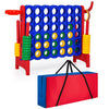 Costway Giant 4 in A Row Jumbo 4-to-Score Game Set W/Storage Carrying Bag for Kids Adult