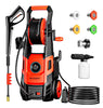 Electric Pressure Washer 3500 PSI, Max 2.4 GPM with Foam Cannon & 4 Nozzle Tips, Electric Power Washer for Cars, Fences, Driveways, Home, Patios - Powerful Power Washers Electric Powered
