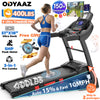 5HP Foldable Treadmill for Home w/ 15% Auto Incline, 300lbs Capacity, 10MPH Portable Treadmill, 64+7 Programs, Personalized Workout with APP,  Running Walking treadmill