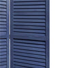 3 Panel Grey Shutter Screen Room Divider