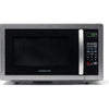Farberware Stainless Steel Countertop Microwave Oven with Child Lock, 1.1 Cu Ft Black Stainless