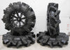 MSA Black Kore 14" ATV Wheels 32" Assassinator Tires Sportsman RZR Ranger