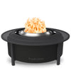 Solo Stove Fire Pit Surround Tabletop, Small | Elevation for Ranger and Bonfire Wood burning Outdoor Fire Pit, Powder-Coated Steel/ UV-Resistant Outdoor Fabric, Dimensions (HxDia): 20 x 42 in, Black
