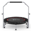 BCAN 40" Foldable Trampoline, Fitness Rebounder with Adjustable Foam Handle, Exercise Trampoline for Adults/kids Indoor/Garden Workout Max Load 330lbs