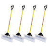 4PK The Snow Plow 24" Wide Shovel Push Plow Commercial Residential D-Grip 50524